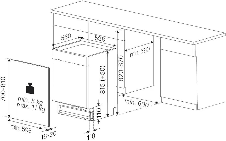 Схема с размерами