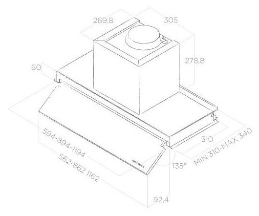 Схема с размерами