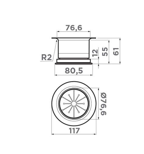 Схема с размерами
