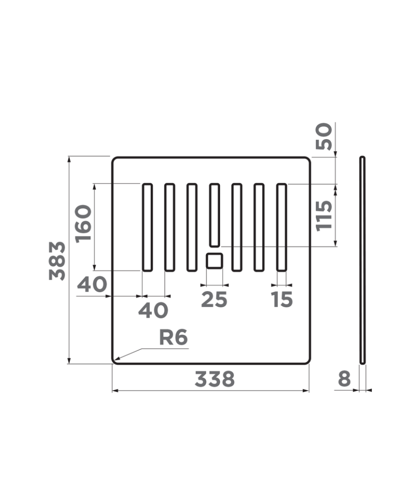 Схема с размерами