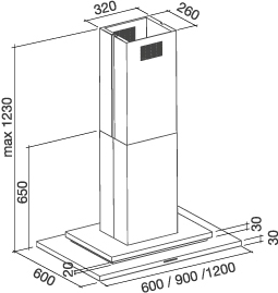 Схема с размерами
