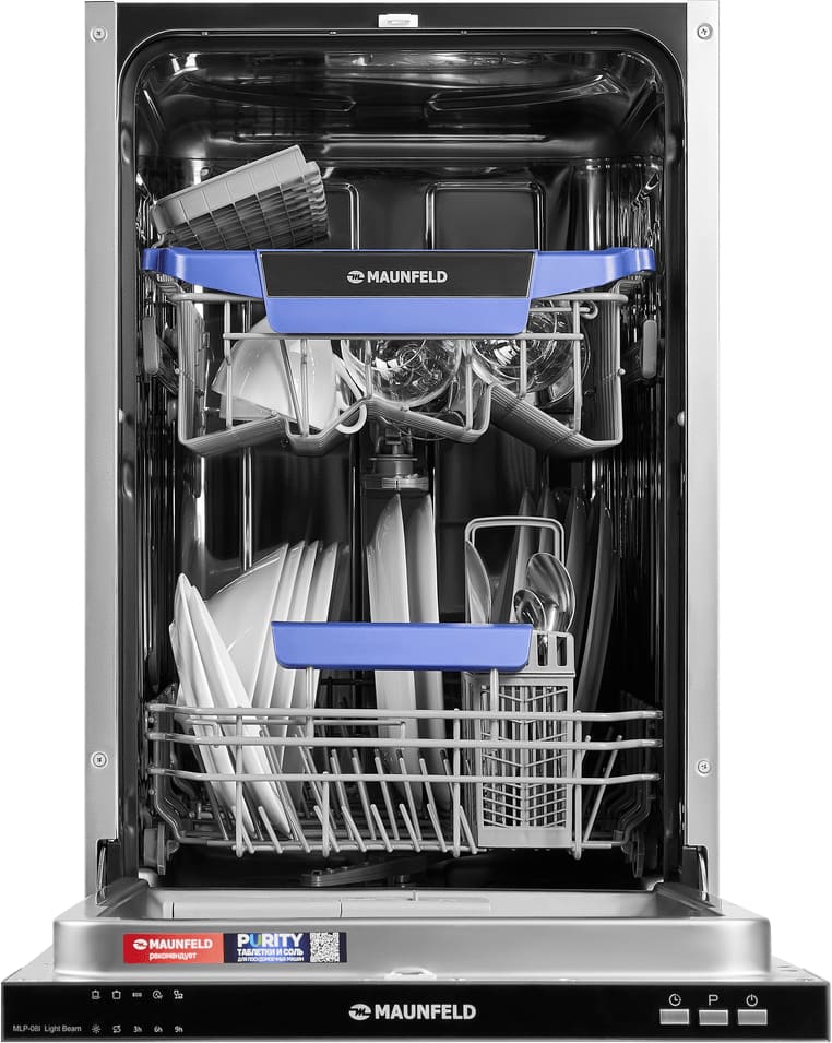 Встраиваемая посудомоечная машина Maunfeld MLP-08I Light Beam Встраиваемая посудомоечная машина Maunfeld MLP-08I Light Beam