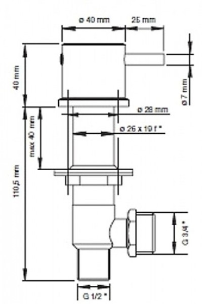 Схема с размерами