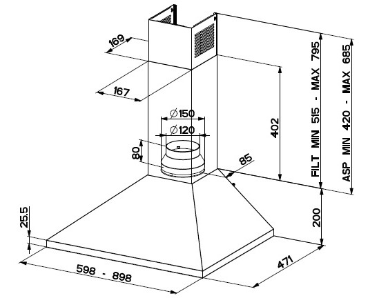 Схема с размерами