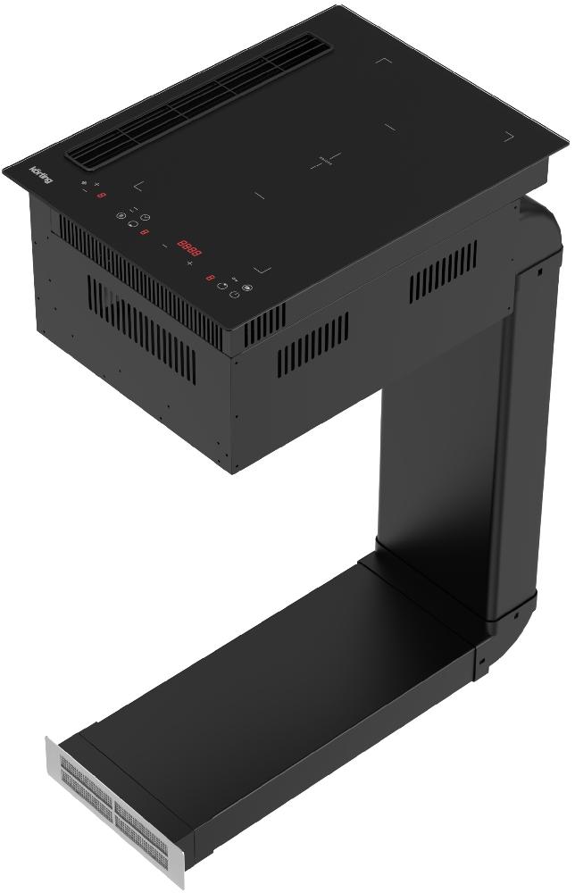 Индукционная варочная панель с интегрированной вытяжкой Korting HIBH 40980 NB 