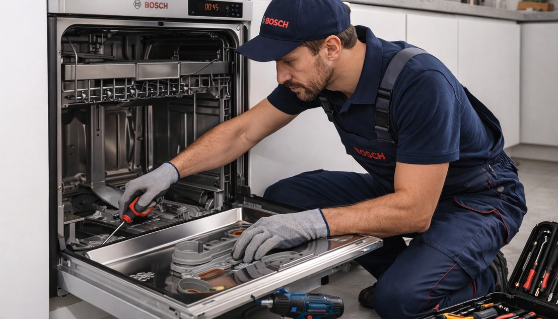 Ошибка F15 в посудомоечной машине Bosch