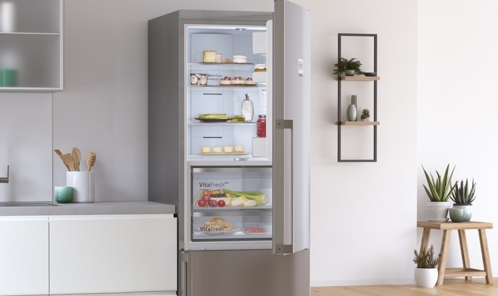 Как перевесить дверь холодильника Bosch 