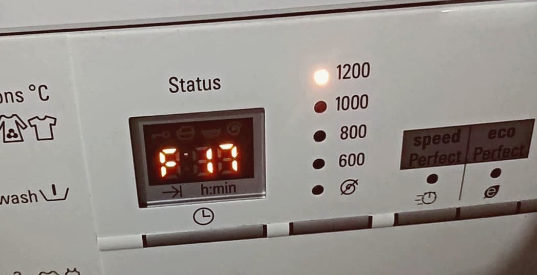 Ошибка F21 в стиральной машине Bosch 