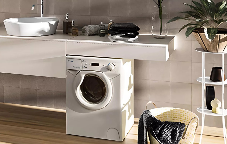 Как установить стиральную машину под раковину
