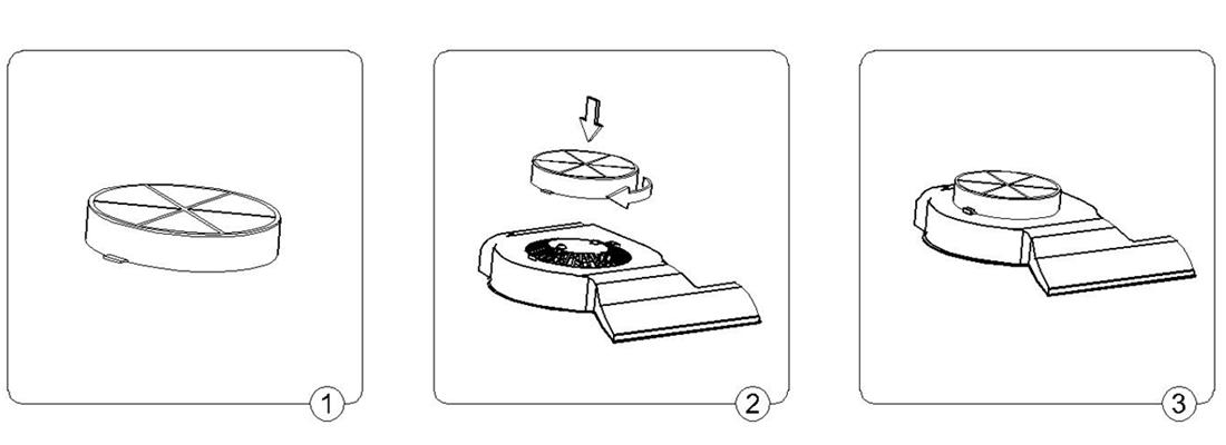 Как заменить фильтр в вытяжке Maunfeld