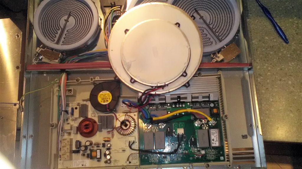 Как разобрать индукционную варочную панель