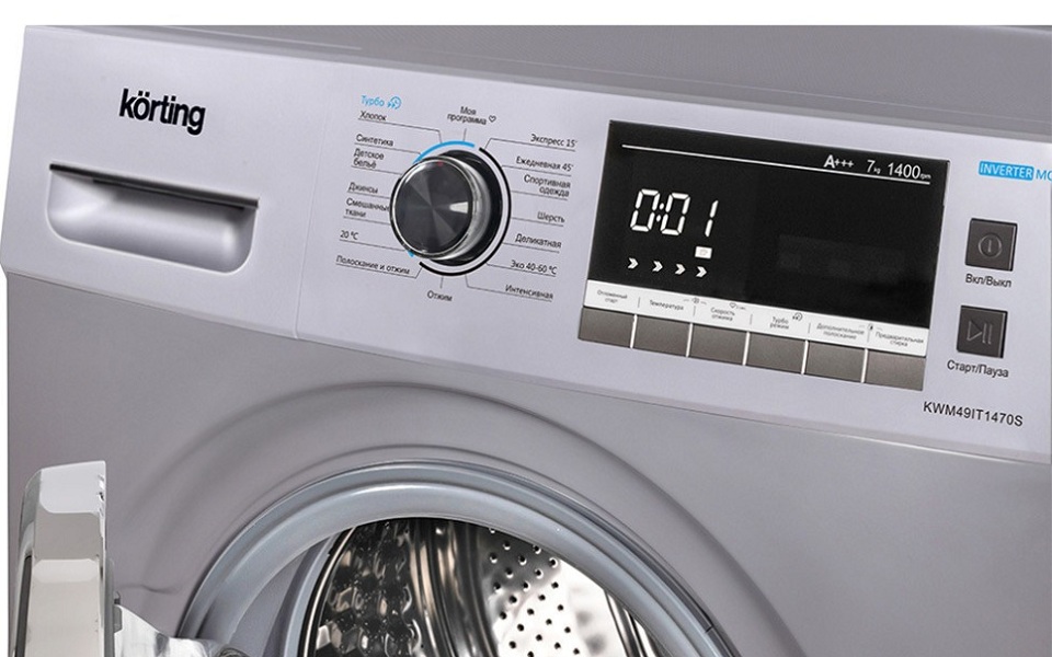 Обзор стиральных машин Korting