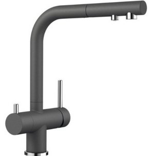 Смеситель Blanco FONTAS-S II SILGRANIT темная скала фото