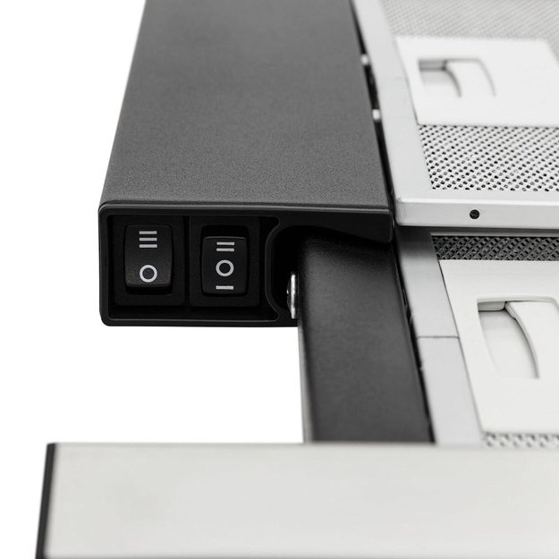 Встраиваемая вытяжка KRONA Kamilla slim 600 black/inox (1 мотор) в Тюмени (preview 2)