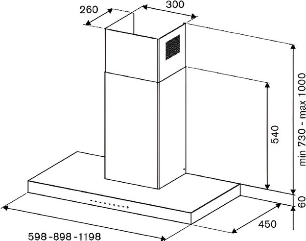 Вытяжка Bertazzoni KT90P1ANT в Тюмени (preview 5)