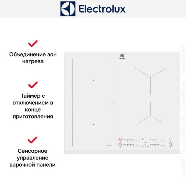 Варочная панель Electrolux CIS62450FW в Тюмени (preview 2)