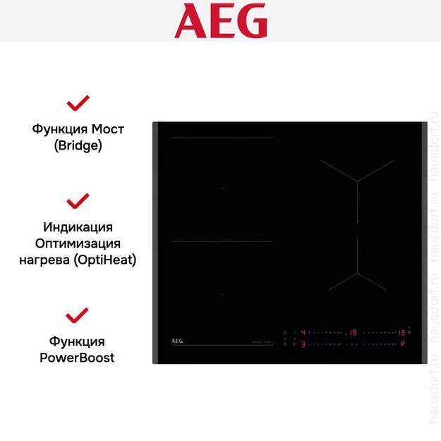 Варочная панель AEG TO64IB00FB в Тюмени (preview 2)