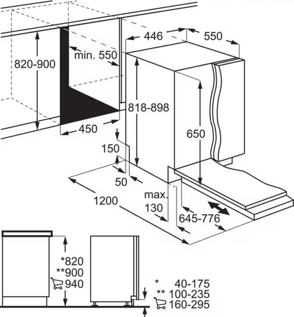 Встраиваемая посудомоечная машина Electrolux EEG63400L в Тюмени (фото 9) Встраиваемая посудомоечная машина Electrolux EEG63400L в Тюмени (preview 9)