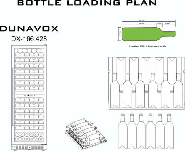 Винный шкаф Dunavox DX-166.428DCK в Тюмени (фото 2) Винный шкаф Dunavox DX-166.428DCK в Тюмени (preview 2)