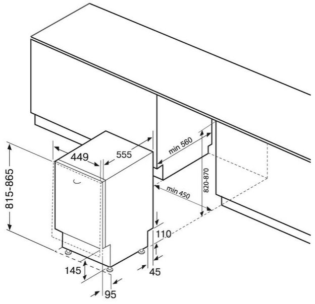 Встраиваемая посудомоечная машина KRONA LUMERA 45 BI V2 в Тюмени (preview 12)