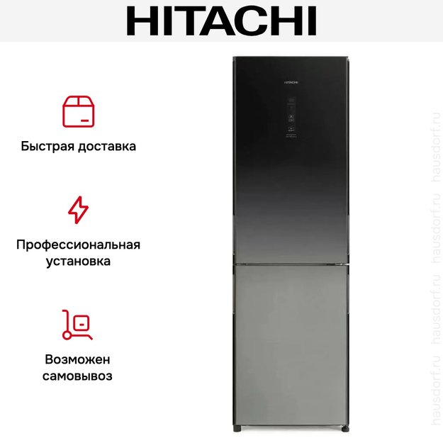 Холодильник Hitachi R-BG 410 PUC6X XGR в Тюмени (preview 12)