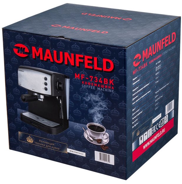 Кофемашина Maunfeld MF-734BK в Тюмени (preview 10)