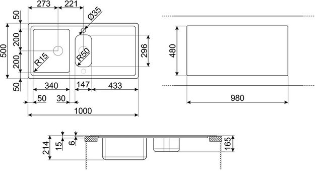 Мойка Smeg LDR102-2 в Тюмени (preview 3)