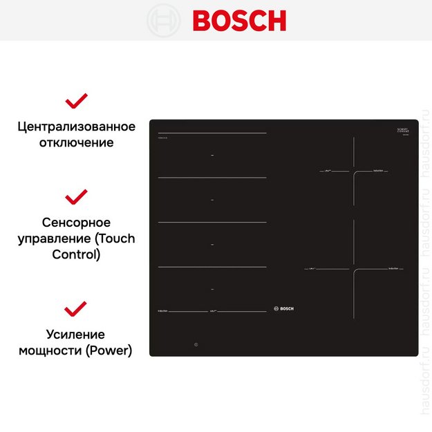 Индукционная варочная панель Bosch PXE601DC1E в Тюмени (preview 8)