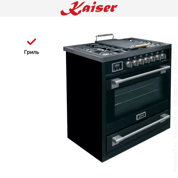 Плита комбинированная Kaiser HGE 93505 S Turbo в Тюмени (preview 22)