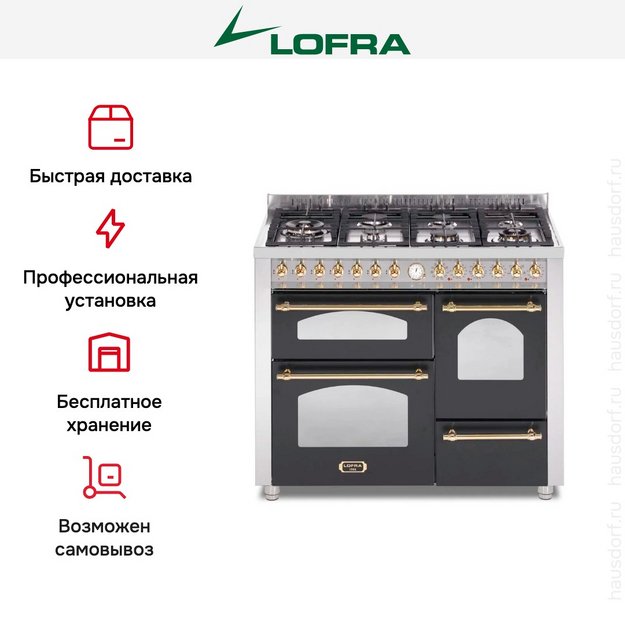 Варочный центр Lofra RNMT116MFET+SMFT/2AEO Brass в Тюмени (preview 2)