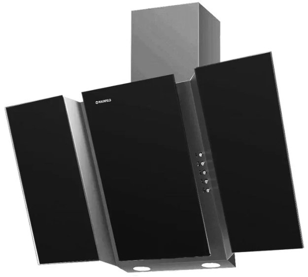 Вытяжка Maunfeld TRENT GLASS 90 Grey Glass Black в Тюмени (preview 1)