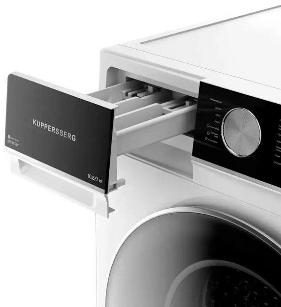 Стирально-сушильная машина Kuppersberg WDM 601 W в Тюмени (preview 5)