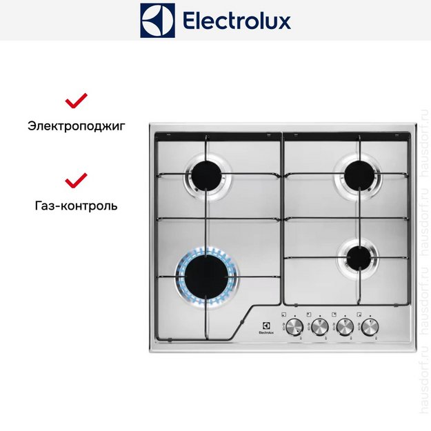 Варочная панель Electrolux KGS6424BX в Тюмени (preview 7)