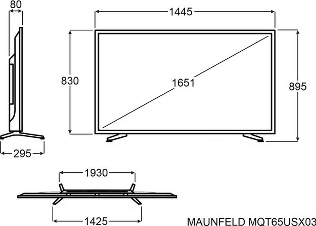 Телевизор Maunfeld MQT65USX03 в Тюмени (preview 11)