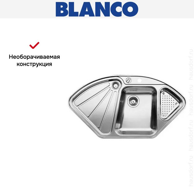 Мойка Blanco DELTA-IF Edition нержавеющая сталь в Тюмени (preview 5)
