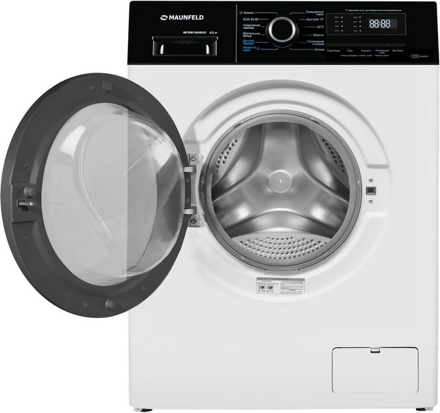 Стиральная машина Maunfeld MFWM106IWHD в Тюмени (фото 3) Стиральная машина Maunfeld MFWM106IWHD в Тюмени (preview 3)