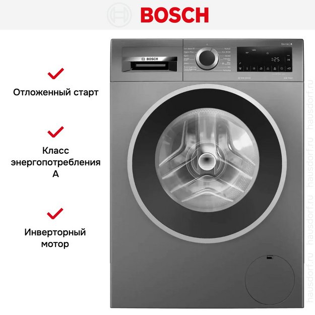 Стиральная машина Bosch WGG 244ZSSN в Тюмени (preview 9)