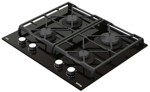 Газовая стеклянная варочная панель Korting HGG 6985 CN FLC в Тюмени (preview 3)