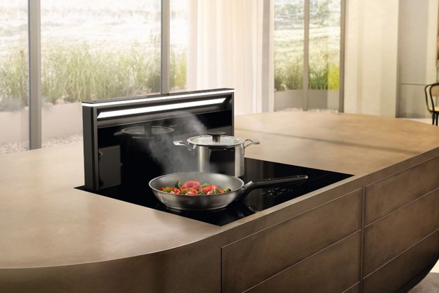 Встраиваемая в столешницу вытяжка Miele DAD 6880 Levantar OBSW Ambient в Тюмени (preview 4)