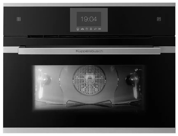 Компактный духовой шкаф с паром Kuppersbusch CBD 6550.0 S1 Stainless steel в Тюмени (preview 1)