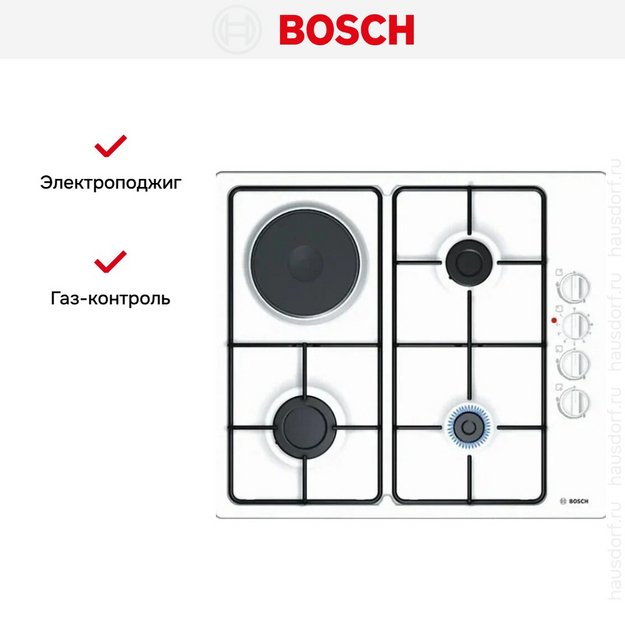 Газовая варочная панель Bosch PBY6C2B82Q в Тюмени (preview 5)