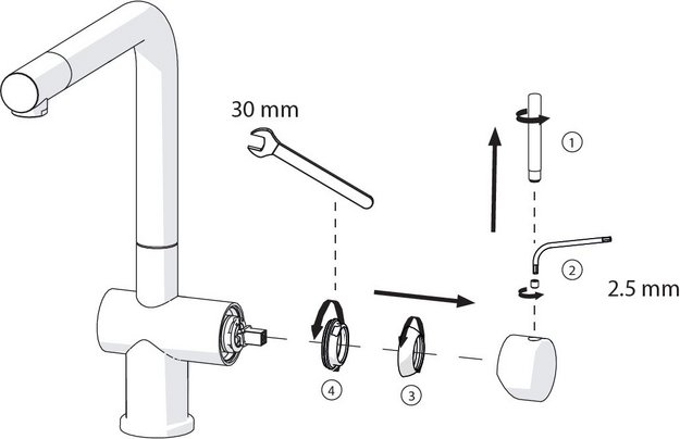 Смеситель Franke Neptune Evo nozzle черный матовый в Тюмени (preview 4)