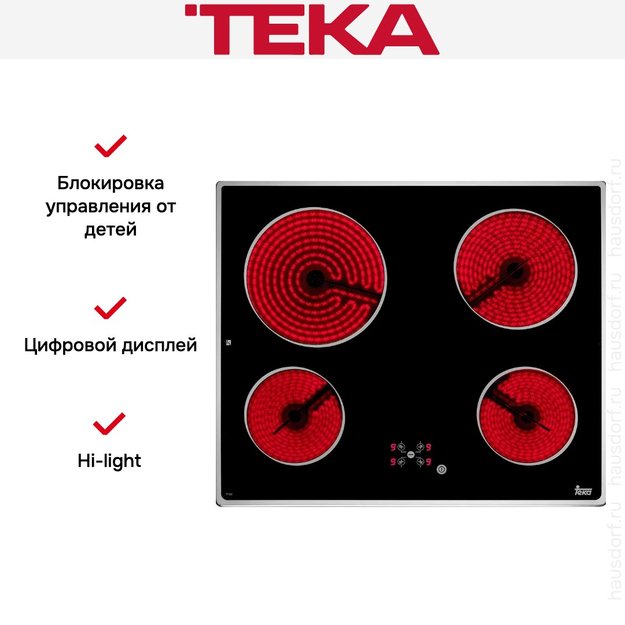 Варочная панель Teka TT 600 STAINLESS STEEL в Тюмени (preview 2)