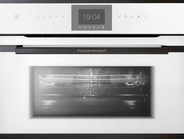 Компактный духовой шкаф с микроволнами Kuppersbusch CBM 6550.0 W6 Black Steel в Тюмени (preview 1)
