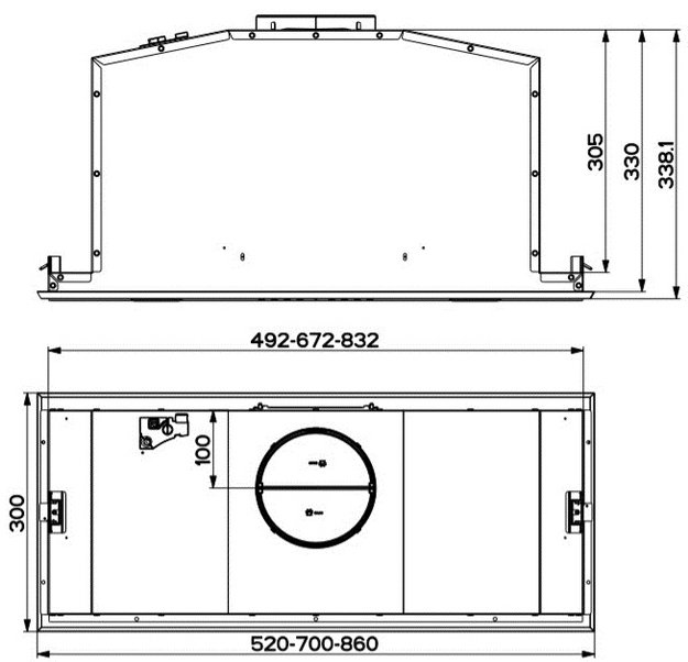 Встраиваемая вытяжка Faber INCA LUX EV8 X/WH A70 в Тюмени (preview 6)