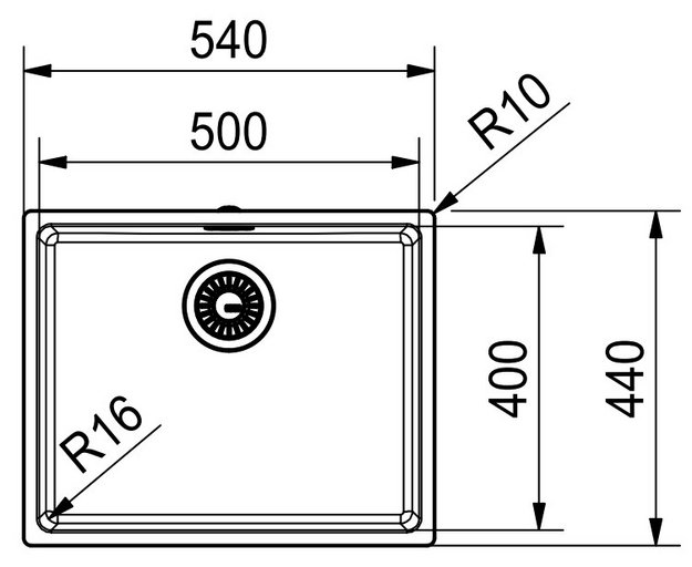 Мойка Franke FEX 210-50 сталь в Тюмени (preview 4)