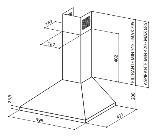 Вытяжка Faber VALUE PB 4 2L BK  A60 в Тюмени (preview 4)