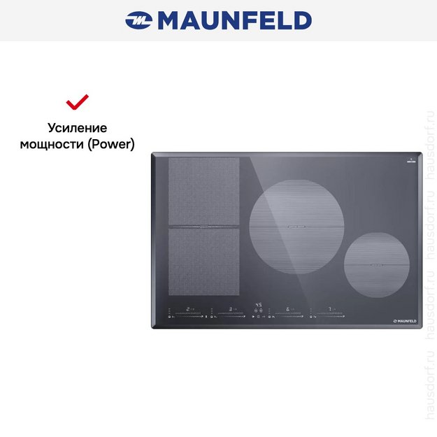 Индукционная варочная панель Maunfeld CVI804SFLGR в Тюмени (preview 8)