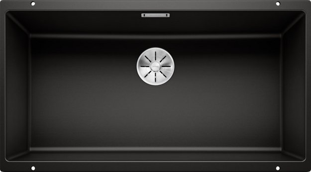 Мойка BLANCO SUBLINE 800-U Silgranit черный в Тюмени (preview 1)