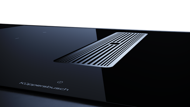 Индукционная варочная панель с вытяжкой Kuppersbusch KMI 8350.0 SR Silver Chrome в Тюмени (preview 5)